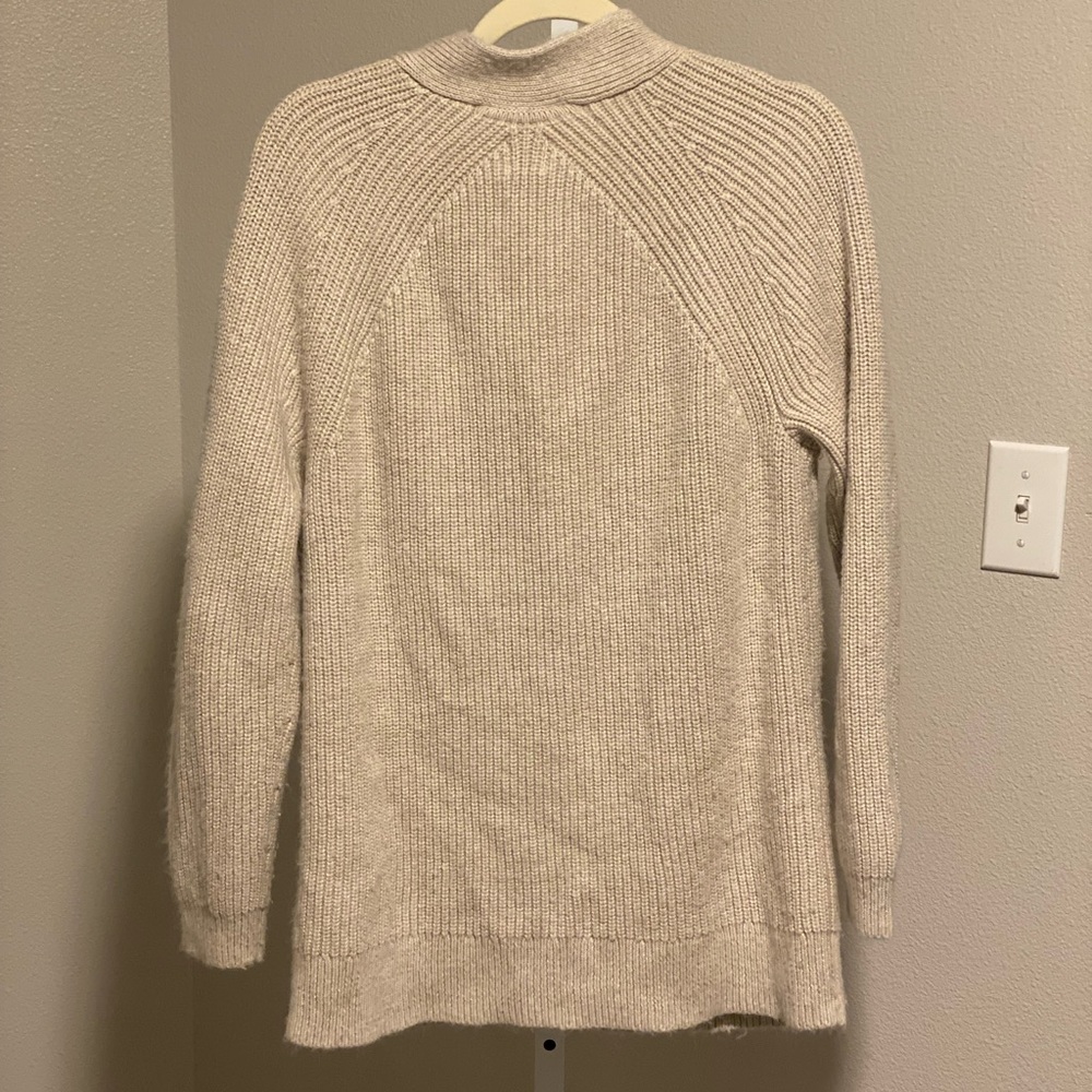GAP Cream Women's Cardigan Grandpa Sweater Large - Picture 3 of 10
